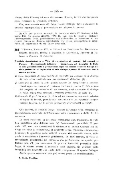 Rivista di diritto pubblico e della pubblica amministrazione in Italia. La giustizia amministrativa raccolta completa di giurisprudenza amministrativa esposta sistematicamente