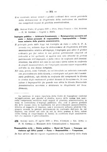 Rivista di diritto pubblico e della pubblica amministrazione in Italia. La giustizia amministrativa raccolta completa di giurisprudenza amministrativa esposta sistematicamente