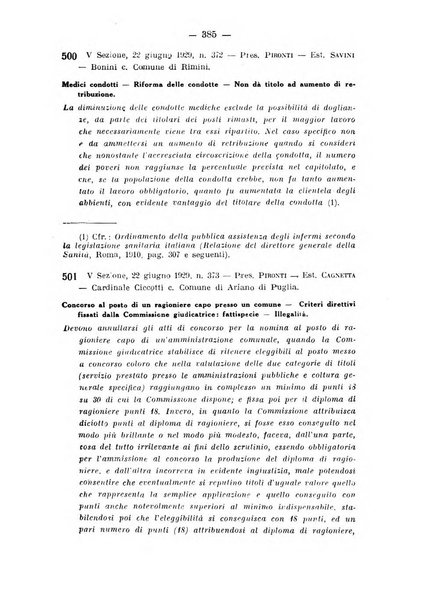 Rivista di diritto pubblico e della pubblica amministrazione in Italia. La giustizia amministrativa raccolta completa di giurisprudenza amministrativa esposta sistematicamente