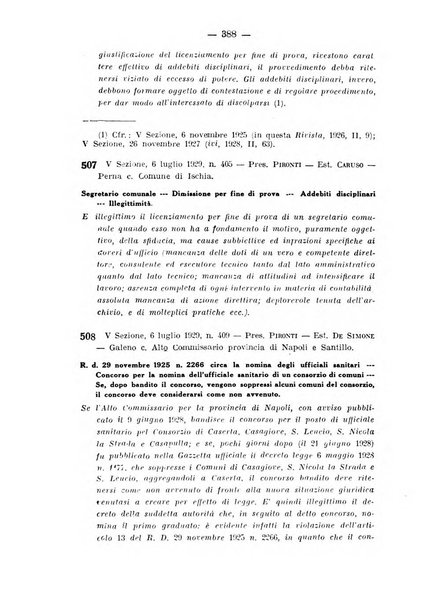 Rivista di diritto pubblico e della pubblica amministrazione in Italia. La giustizia amministrativa raccolta completa di giurisprudenza amministrativa esposta sistematicamente