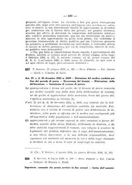 Rivista di diritto pubblico e della pubblica amministrazione in Italia. La giustizia amministrativa raccolta completa di giurisprudenza amministrativa esposta sistematicamente