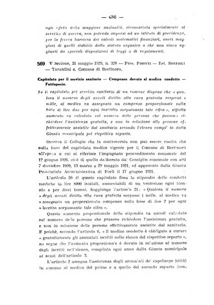 Rivista di diritto pubblico e della pubblica amministrazione in Italia. La giustizia amministrativa raccolta completa di giurisprudenza amministrativa esposta sistematicamente