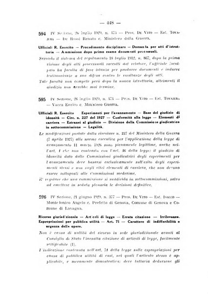 Rivista di diritto pubblico e della pubblica amministrazione in Italia. La giustizia amministrativa raccolta completa di giurisprudenza amministrativa esposta sistematicamente