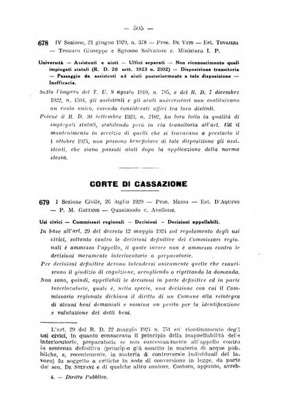 Rivista di diritto pubblico e della pubblica amministrazione in Italia. La giustizia amministrativa raccolta completa di giurisprudenza amministrativa esposta sistematicamente