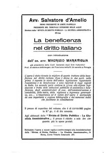 Rivista di diritto pubblico e della pubblica amministrazione in Italia. La giustizia amministrativa raccolta completa di giurisprudenza amministrativa esposta sistematicamente