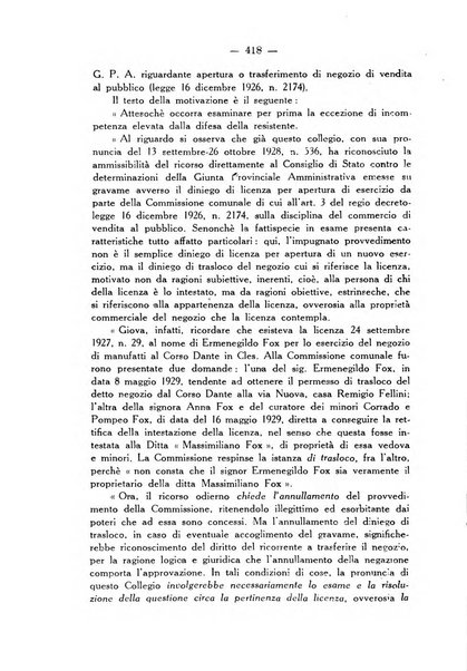 Rivista di diritto pubblico e della pubblica amministrazione in Italia. La giustizia amministrativa raccolta completa di giurisprudenza amministrativa esposta sistematicamente