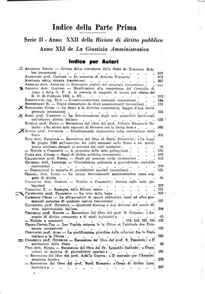 Rivista di diritto pubblico e della pubblica amministrazione in Italia. La giustizia amministrativa raccolta completa di giurisprudenza amministrativa esposta sistematicamente