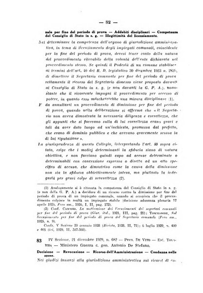 Rivista di diritto pubblico e della pubblica amministrazione in Italia. La giustizia amministrativa raccolta completa di giurisprudenza amministrativa esposta sistematicamente