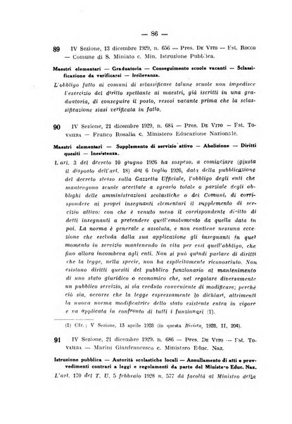 Rivista di diritto pubblico e della pubblica amministrazione in Italia. La giustizia amministrativa raccolta completa di giurisprudenza amministrativa esposta sistematicamente