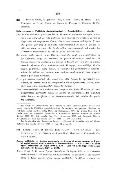 Rivista di diritto pubblico e della pubblica amministrazione in Italia. La giustizia amministrativa raccolta completa di giurisprudenza amministrativa esposta sistematicamente