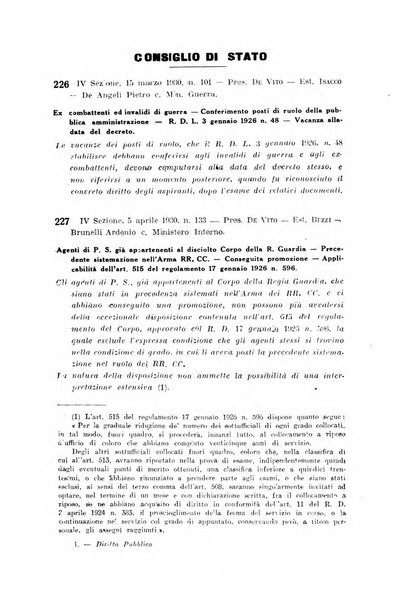 Rivista di diritto pubblico e della pubblica amministrazione in Italia. La giustizia amministrativa raccolta completa di giurisprudenza amministrativa esposta sistematicamente