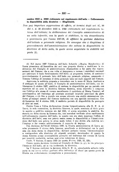 Rivista di diritto pubblico e della pubblica amministrazione in Italia. La giustizia amministrativa raccolta completa di giurisprudenza amministrativa esposta sistematicamente