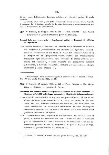 Rivista di diritto pubblico e della pubblica amministrazione in Italia. La giustizia amministrativa raccolta completa di giurisprudenza amministrativa esposta sistematicamente