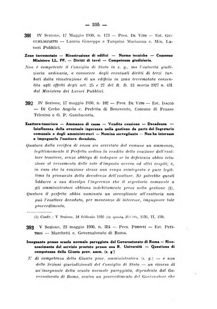 Rivista di diritto pubblico e della pubblica amministrazione in Italia. La giustizia amministrativa raccolta completa di giurisprudenza amministrativa esposta sistematicamente