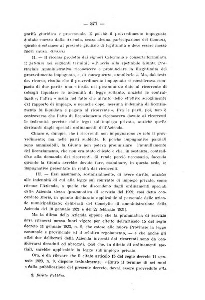 Rivista di diritto pubblico e della pubblica amministrazione in Italia. La giustizia amministrativa raccolta completa di giurisprudenza amministrativa esposta sistematicamente