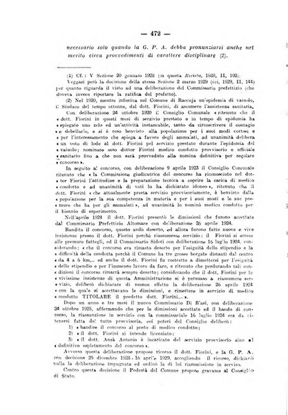 Rivista di diritto pubblico e della pubblica amministrazione in Italia. La giustizia amministrativa raccolta completa di giurisprudenza amministrativa esposta sistematicamente