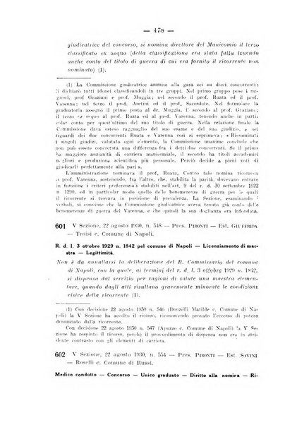 Rivista di diritto pubblico e della pubblica amministrazione in Italia. La giustizia amministrativa raccolta completa di giurisprudenza amministrativa esposta sistematicamente