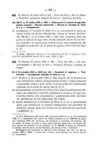 Rivista di diritto pubblico e della pubblica amministrazione in Italia. La giustizia amministrativa raccolta completa di giurisprudenza amministrativa esposta sistematicamente