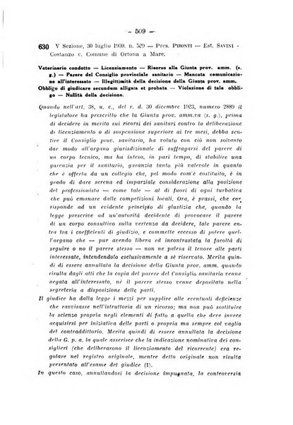 Rivista di diritto pubblico e della pubblica amministrazione in Italia. La giustizia amministrativa raccolta completa di giurisprudenza amministrativa esposta sistematicamente