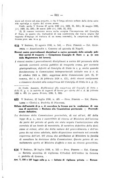 Rivista di diritto pubblico e della pubblica amministrazione in Italia. La giustizia amministrativa raccolta completa di giurisprudenza amministrativa esposta sistematicamente