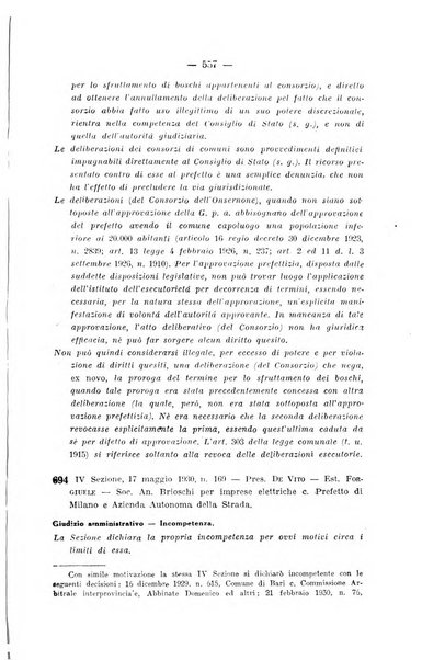 Rivista di diritto pubblico e della pubblica amministrazione in Italia. La giustizia amministrativa raccolta completa di giurisprudenza amministrativa esposta sistematicamente