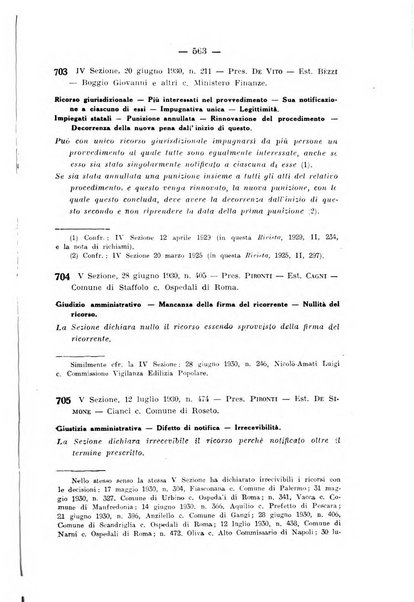 Rivista di diritto pubblico e della pubblica amministrazione in Italia. La giustizia amministrativa raccolta completa di giurisprudenza amministrativa esposta sistematicamente