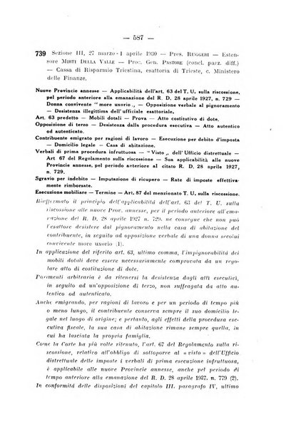 Rivista di diritto pubblico e della pubblica amministrazione in Italia. La giustizia amministrativa raccolta completa di giurisprudenza amministrativa esposta sistematicamente