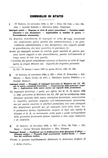 Rivista di diritto pubblico e della pubblica amministrazione in Italia. La giustizia amministrativa raccolta completa di giurisprudenza amministrativa esposta sistematicamente
