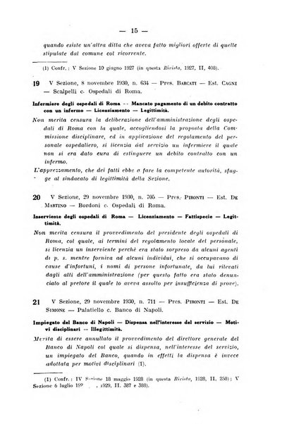 Rivista di diritto pubblico e della pubblica amministrazione in Italia. La giustizia amministrativa raccolta completa di giurisprudenza amministrativa esposta sistematicamente