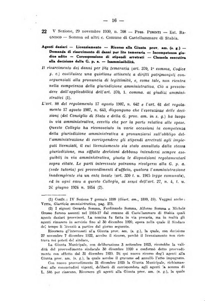 Rivista di diritto pubblico e della pubblica amministrazione in Italia. La giustizia amministrativa raccolta completa di giurisprudenza amministrativa esposta sistematicamente