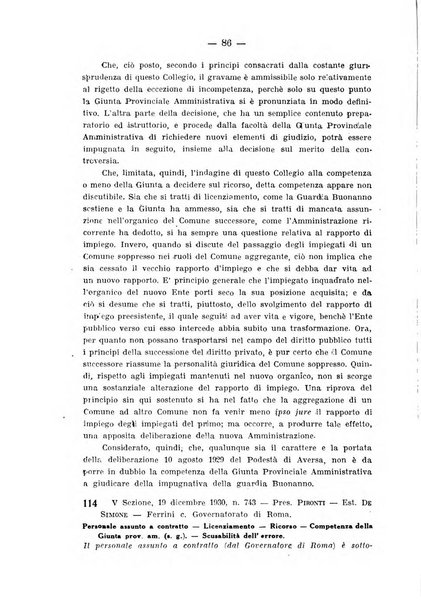 Rivista di diritto pubblico e della pubblica amministrazione in Italia. La giustizia amministrativa raccolta completa di giurisprudenza amministrativa esposta sistematicamente