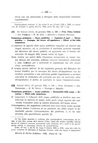 Rivista di diritto pubblico e della pubblica amministrazione in Italia. La giustizia amministrativa raccolta completa di giurisprudenza amministrativa esposta sistematicamente