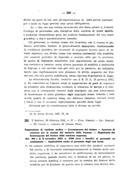 Rivista di diritto pubblico e della pubblica amministrazione in Italia. La giustizia amministrativa raccolta completa di giurisprudenza amministrativa esposta sistematicamente