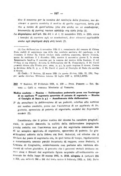 Rivista di diritto pubblico e della pubblica amministrazione in Italia. La giustizia amministrativa raccolta completa di giurisprudenza amministrativa esposta sistematicamente