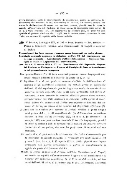 Rivista di diritto pubblico e della pubblica amministrazione in Italia. La giustizia amministrativa raccolta completa di giurisprudenza amministrativa esposta sistematicamente