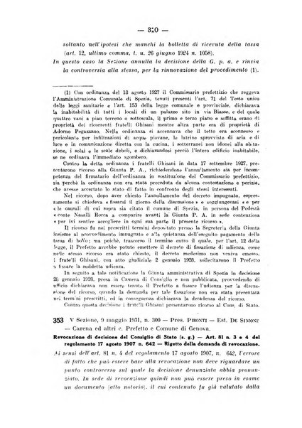 Rivista di diritto pubblico e della pubblica amministrazione in Italia. La giustizia amministrativa raccolta completa di giurisprudenza amministrativa esposta sistematicamente