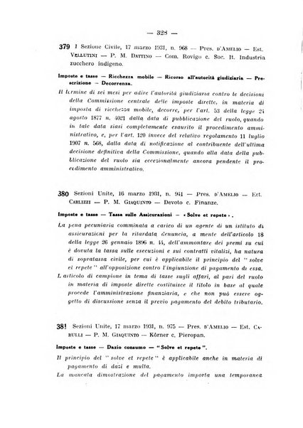 Rivista di diritto pubblico e della pubblica amministrazione in Italia. La giustizia amministrativa raccolta completa di giurisprudenza amministrativa esposta sistematicamente