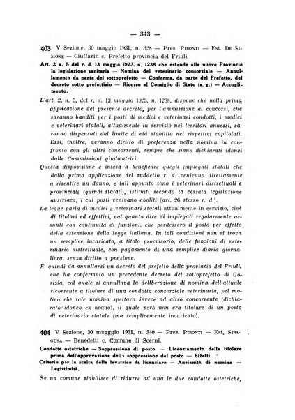 Rivista di diritto pubblico e della pubblica amministrazione in Italia. La giustizia amministrativa raccolta completa di giurisprudenza amministrativa esposta sistematicamente