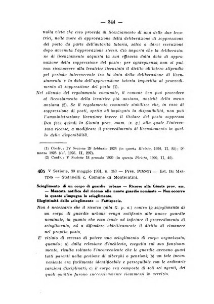 Rivista di diritto pubblico e della pubblica amministrazione in Italia. La giustizia amministrativa raccolta completa di giurisprudenza amministrativa esposta sistematicamente