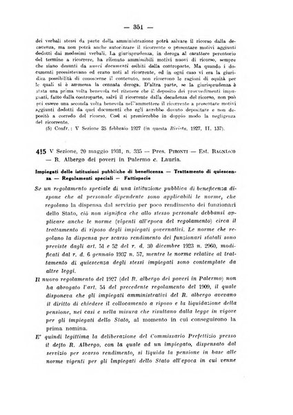 Rivista di diritto pubblico e della pubblica amministrazione in Italia. La giustizia amministrativa raccolta completa di giurisprudenza amministrativa esposta sistematicamente