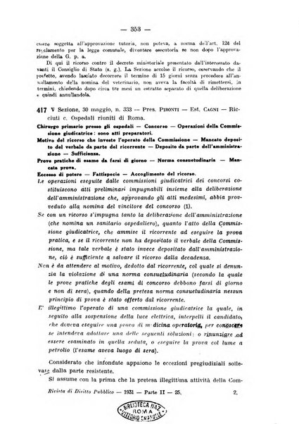 Rivista di diritto pubblico e della pubblica amministrazione in Italia. La giustizia amministrativa raccolta completa di giurisprudenza amministrativa esposta sistematicamente