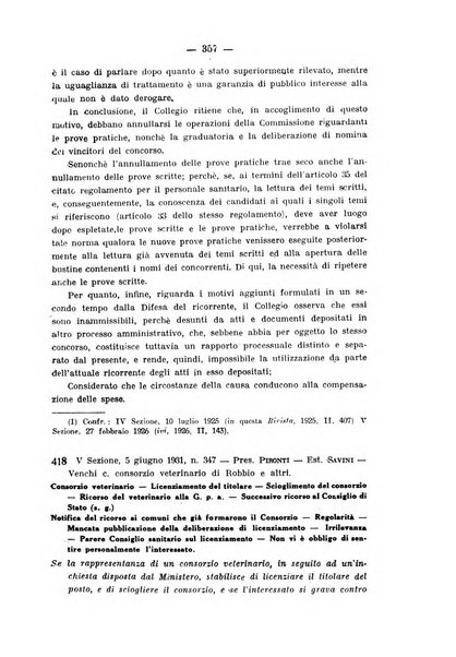 Rivista di diritto pubblico e della pubblica amministrazione in Italia. La giustizia amministrativa raccolta completa di giurisprudenza amministrativa esposta sistematicamente