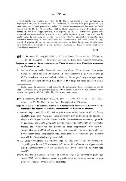 Rivista di diritto pubblico e della pubblica amministrazione in Italia. La giustizia amministrativa raccolta completa di giurisprudenza amministrativa esposta sistematicamente