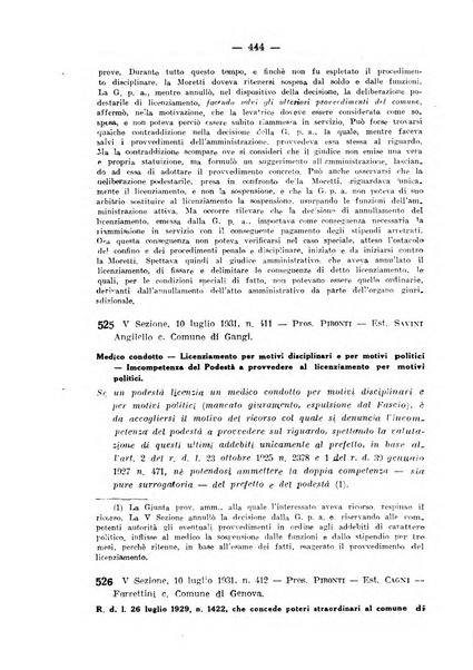 Rivista di diritto pubblico e della pubblica amministrazione in Italia. La giustizia amministrativa raccolta completa di giurisprudenza amministrativa esposta sistematicamente