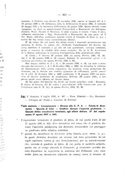 Rivista di diritto pubblico e della pubblica amministrazione in Italia. La giustizia amministrativa raccolta completa di giurisprudenza amministrativa esposta sistematicamente