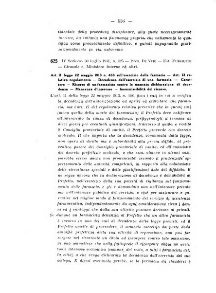 Rivista di diritto pubblico e della pubblica amministrazione in Italia. La giustizia amministrativa raccolta completa di giurisprudenza amministrativa esposta sistematicamente