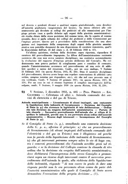 Rivista di diritto pubblico e della pubblica amministrazione in Italia. La giustizia amministrativa raccolta completa di giurisprudenza amministrativa esposta sistematicamente