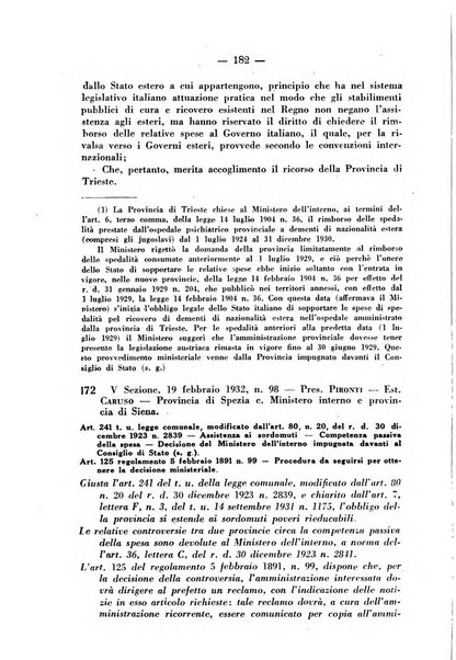 Rivista di diritto pubblico e della pubblica amministrazione in Italia. La giustizia amministrativa raccolta completa di giurisprudenza amministrativa esposta sistematicamente