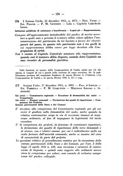 Rivista di diritto pubblico e della pubblica amministrazione in Italia. La giustizia amministrativa raccolta completa di giurisprudenza amministrativa esposta sistematicamente