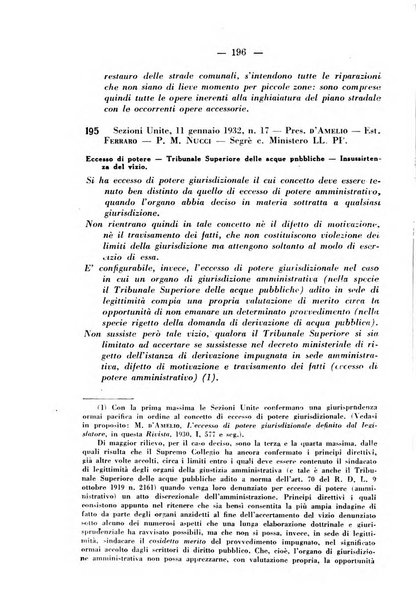 Rivista di diritto pubblico e della pubblica amministrazione in Italia. La giustizia amministrativa raccolta completa di giurisprudenza amministrativa esposta sistematicamente